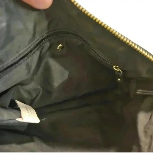 Kate Spade Watson Lane Lucie Crossbody handbag Black Purse Bag Logo - Like New - Picture 11 of 14